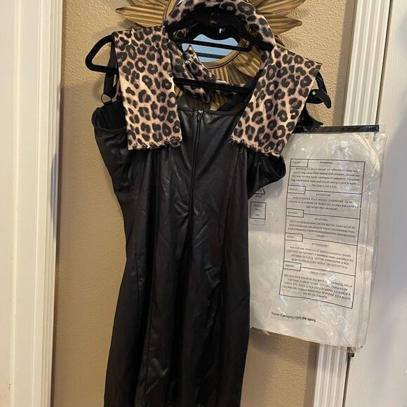 Leg Avenue Spartacus Pin Up Kitty Leopard Outfit Complete L - Picture 16 of 16